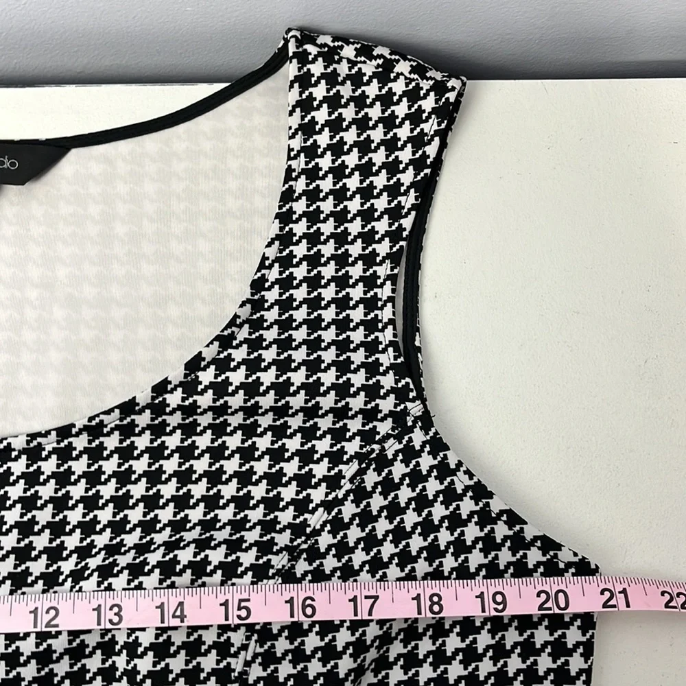 1X Michael Studio Black and White Houndstooth Dress - Picture 8 of 12